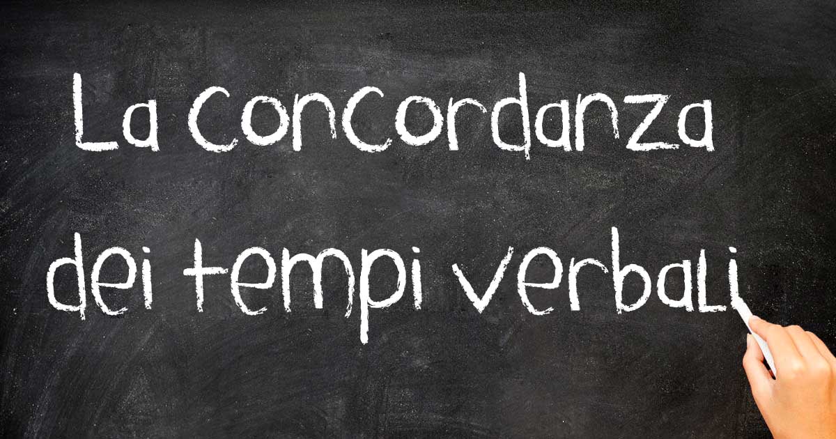 ...temporum regola le concordanze dei verbi