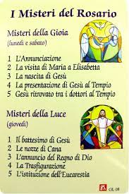 5 misteri del rosario