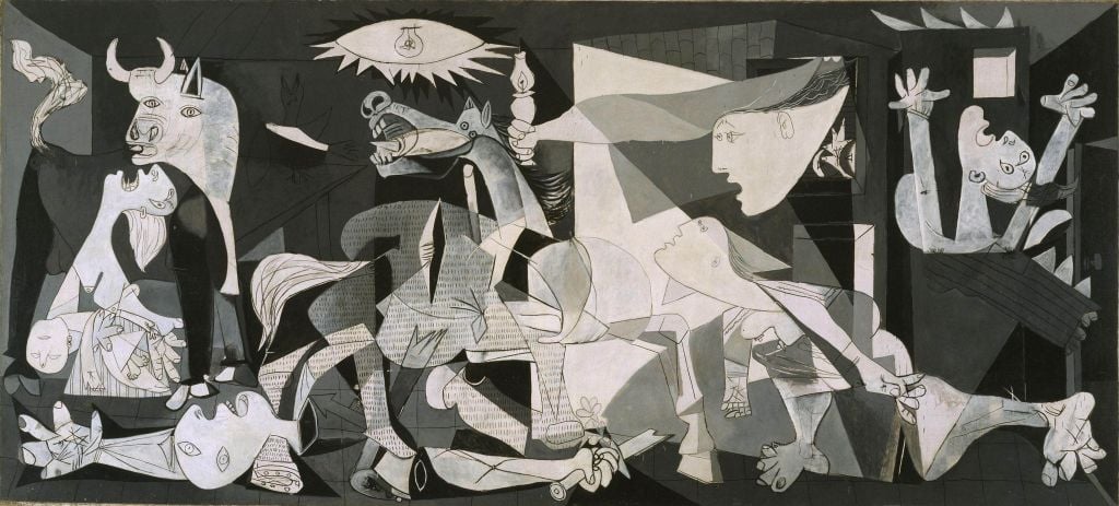 a madrid vi e esposto guernica