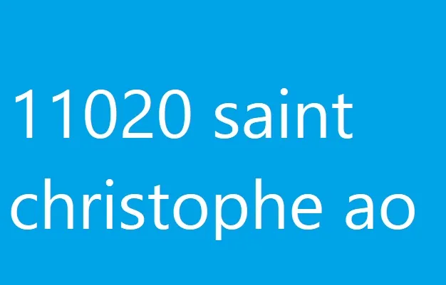 11020 saint christophe ao