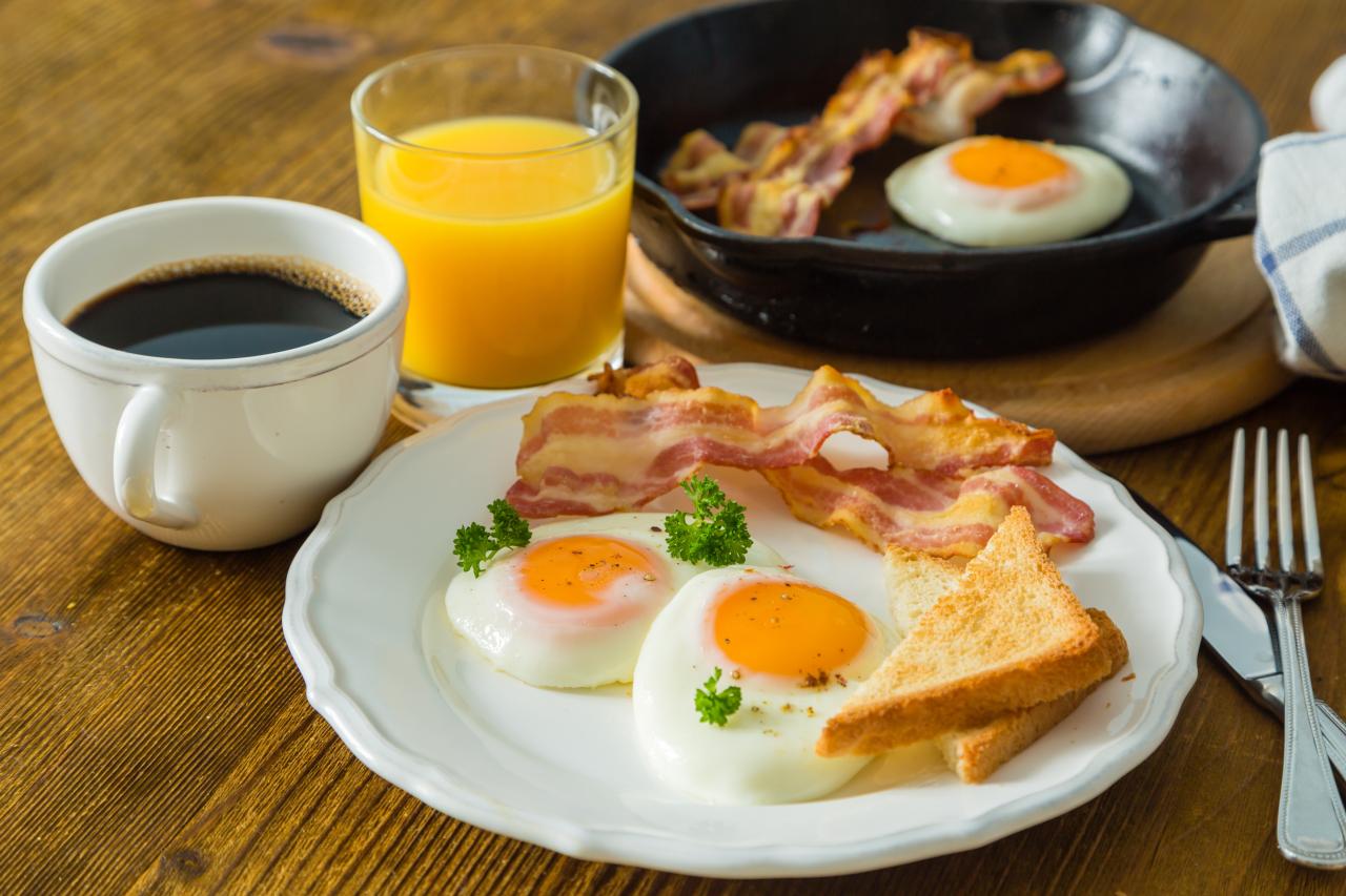 abbondante colazione fatta al posto del pranzo