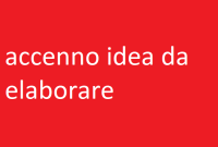 accenno idea da elaborare