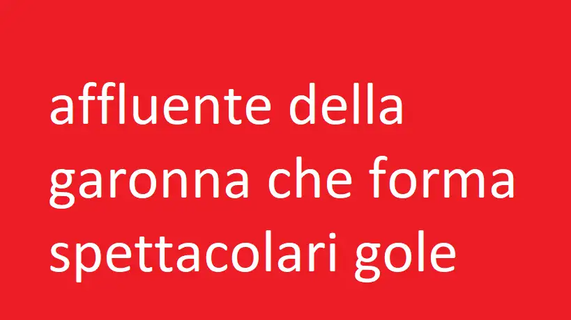 affluente della garonna che forma spettacolari gole